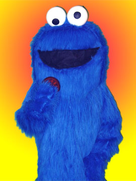 cookie monster sesame steet fun children's parties toddlers